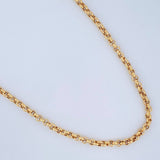 Cadena Roll-on 10.8gr / 23 3/4 in / 3.8mm Oro Amarillo +3 18K $