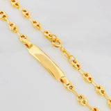 Pulso GC Placa Rectangular 2.25g / 18cm / 3.85mm Oro Amarillo 18K