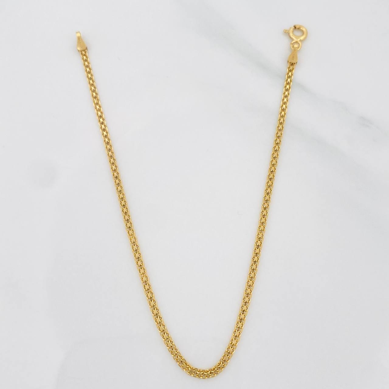 Pulso Chino 1.85g / 7 1/2 in / 1.81mm Oro Amarillo 18K