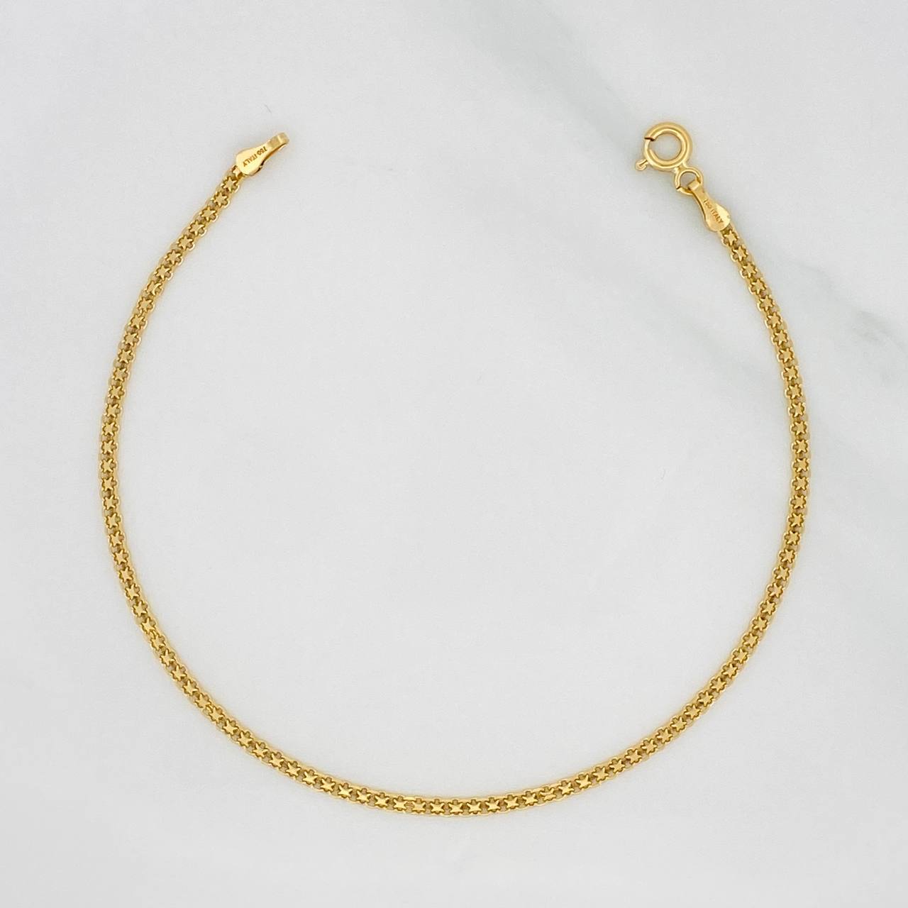 Pulso Chino 1.95g / 7 1/2 in / 1.99mm Oro Amarillo 18K