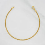 Pulso Chino 1.85g / 7 1/2 in / 1.81mm Oro Amarillo 18K