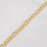 Pulso Fígaro 2.35g / 8 in / 3.56mm Oro Amarillo 18K