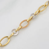 Pulso Aros 4.05g / 7 1/2 in / 6.87mm Tres Oros 18K