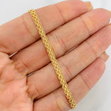 Pulso Chino 2.3g / 7 1/2 in / 3.41mm Oro Amarillo 18K