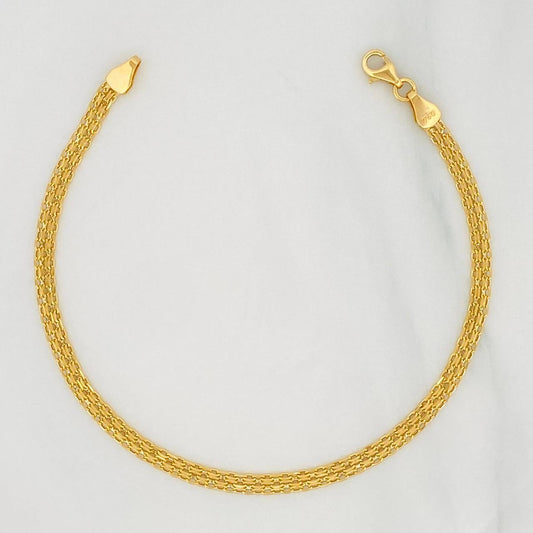 Pulso Chino 2.3g / 7 1/2 in / 3.41mm Oro Amarillo 18K