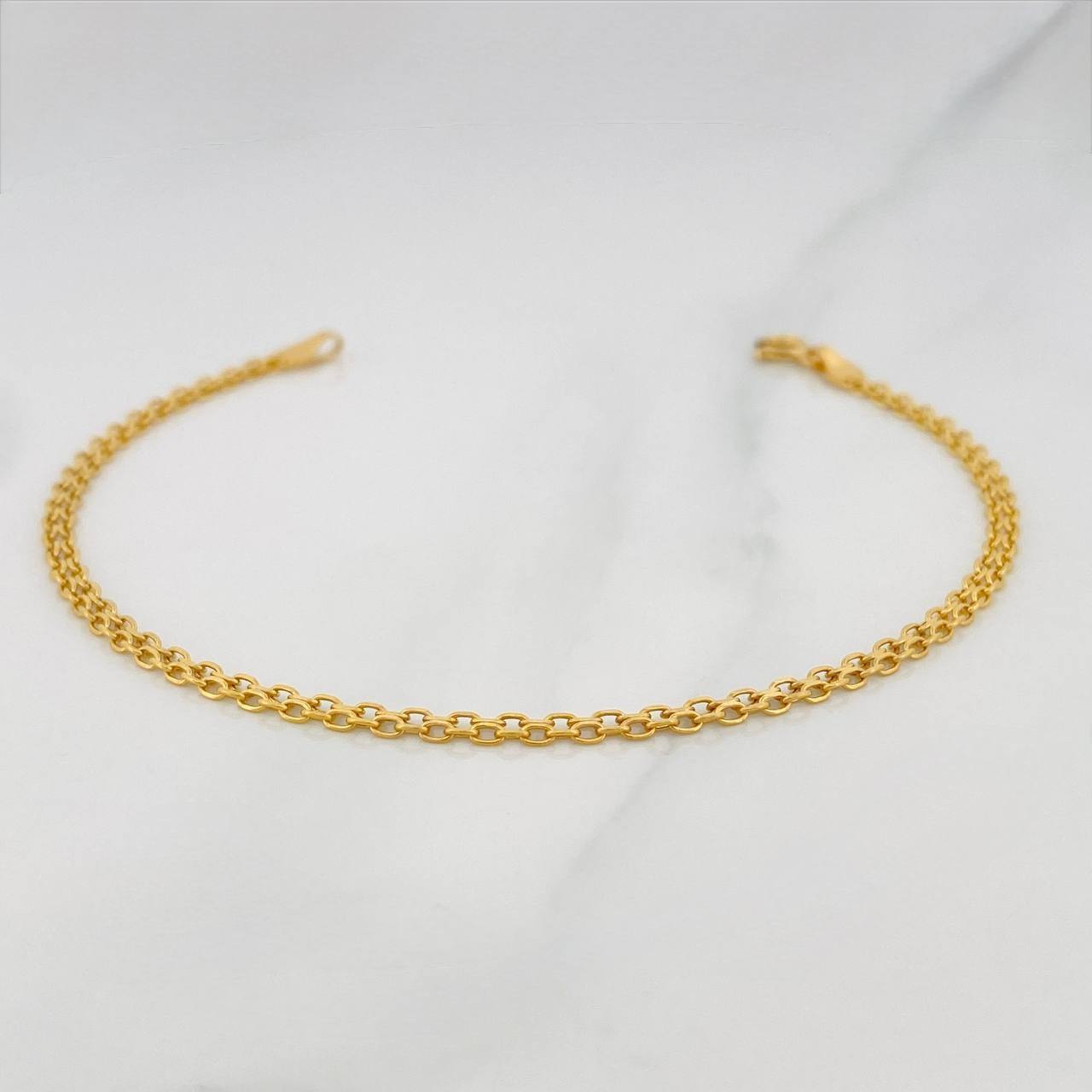 Bismark Bracelet 1.45g / 7 3/4 in / 2.47mm 18K Yellow Gold