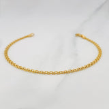 Bismark Bracelet 1.35g / 7 1/2 in / 2.45mm 18K Yellow Gold