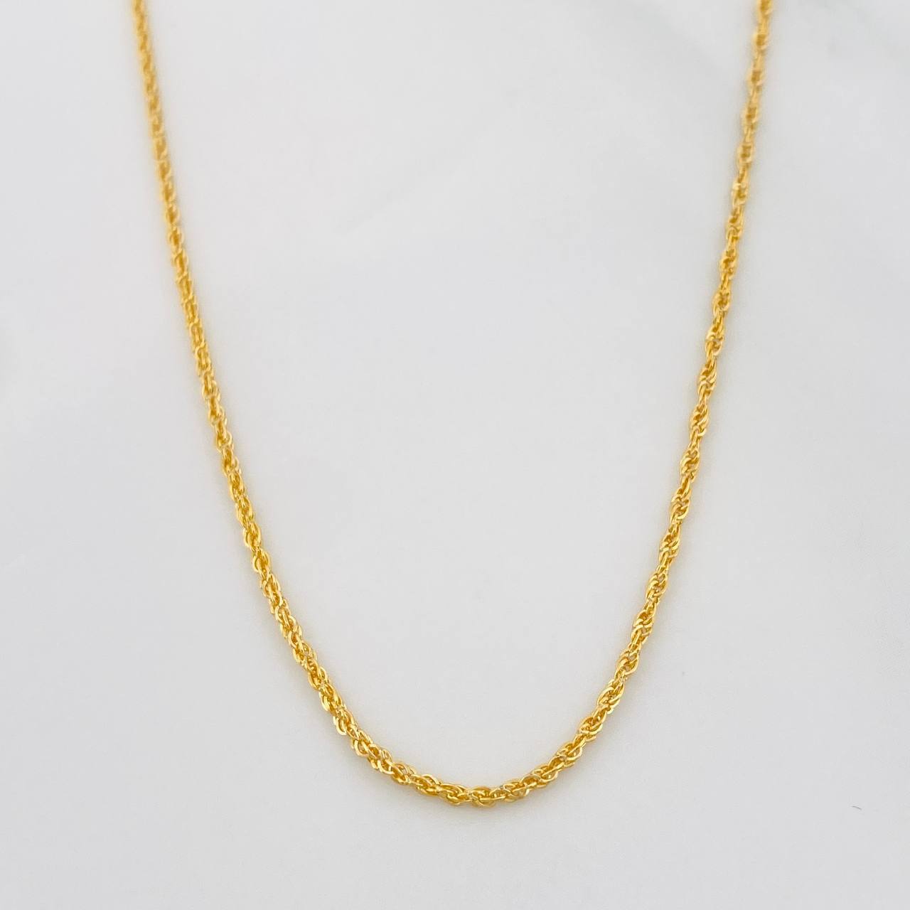 Cadena Lazo 1.5g / 24 in / 1.45mm Oro Amarillo 18K