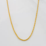 Cadena Lazo 1.5g / 60cm / 1.48mm Oro Amarillo 18K