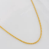Cadena Lazo 1.5g / 24 in / 1.45mm Oro Amarillo 18K