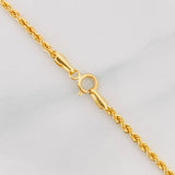 Cadena Lazo 2.25g / 60cm / 1.43mm Oro Amarillo 18K