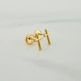 Topos Cruz 0.45gr / 8.04mm Oro Amarillo 18K %
