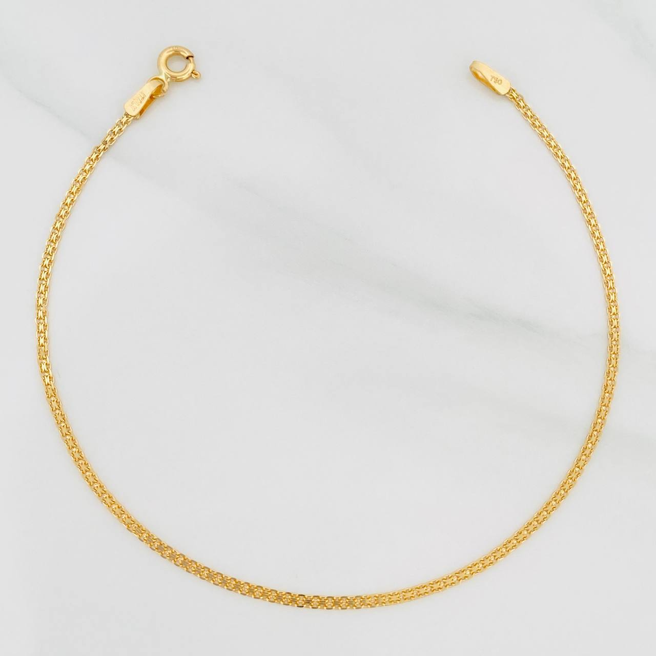 Pulso Chino 1.2 g / 7 1/2 in / 1.5 mm Oro Amarillo 18K