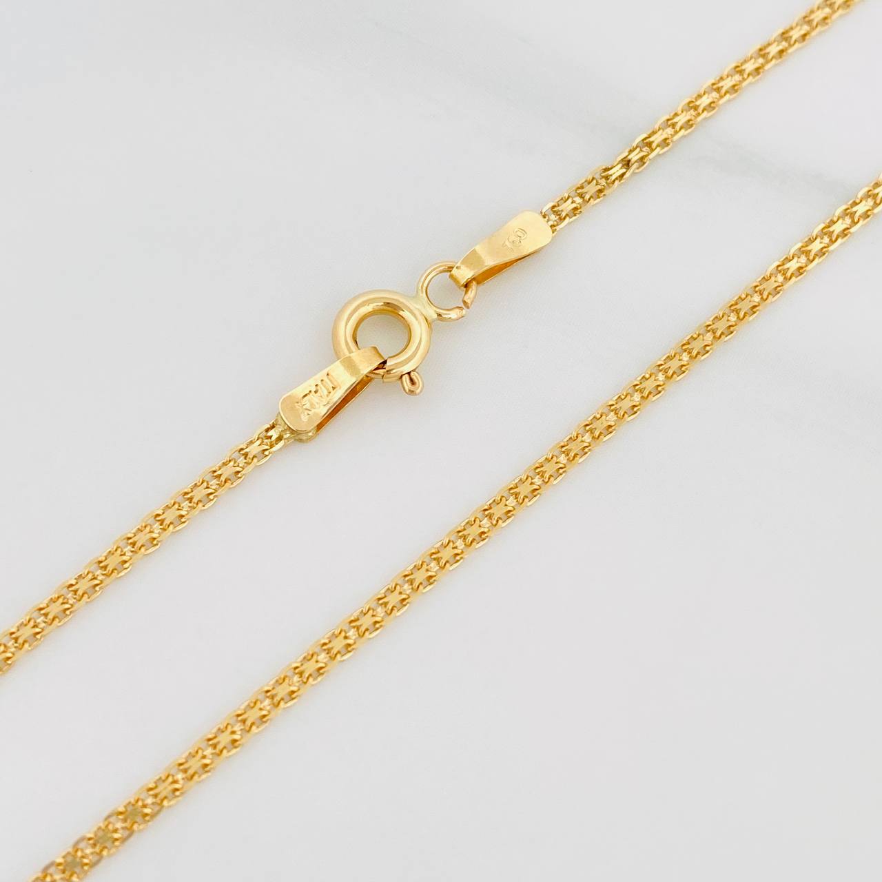 Pulso Chino 1.2 g / 7 1/2 in / 1.5 mm Oro Amarillo 18K