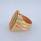 Anillo Virgen De Guadalupe 12.15gr / T9 / Oro Amarillo 18K $