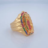 Anillo Virgen De Guadalupe 12.15gr / T9 / Oro Amarillo 18K $
