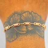 Pulso Rustico Barril 3.8gr / 8 1/2 in / 3.4mm Oro Rosa 18K %