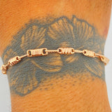 Pulso Rustico Barril 3.7gr / 8 1/2 in / 3.4mm Oro Rosa 18K %