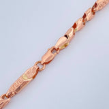 Cadena Rustica Tribal 15.95gr / 24 1/2 in / 4.2mm Oro Rosa 18K %
