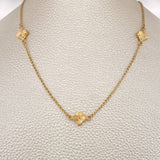 Cadena Espiga Trebol 3.85gr / 18 1/4 in / 1.4mm Oro Amarillo 18K %