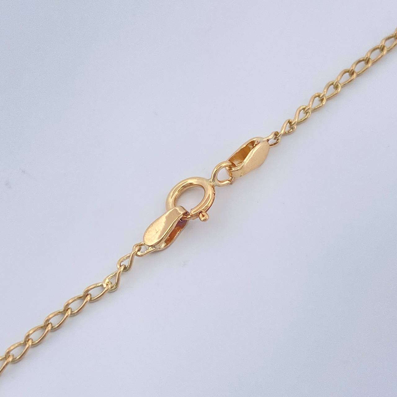 Cadena Espiga Trebol 3.85gr / 18 1/4 in / 1.4mm Oro Amarillo 18K %