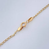 Cadena Espiga Trebol 3.85gr / 18 1/4 in / 1.4mm Oro Amarillo 18K %
