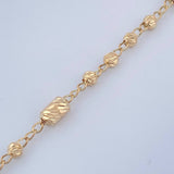 Pulso Tipo Militar 2.8gr / 7 1/4 in / 3mm Oro Amarillo 18K %