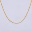 Bismark Chain 2.25 g / 18 in / 1.5 mm Yellow Gold 18K