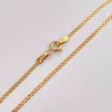 Bismark Chain 2.25 g / 18 in / 1.5 mm Yellow Gold 18K