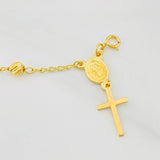 Pulso Denario Virgen Milagrosa 2.75g / 7 3/4 in / 3.83mm Oro Amarillo 18K