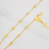 Pulso Denario Virgen Milagrosa 2.75g / 7 3/4 in / 3.83mm Oro Amarillo 18K
