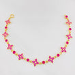 Bracelet Halo Flower 7.25g / 7 in / 4.03mm Yellow Gold 18K