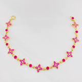 Bracelet Halo Flower 7.25g / 7 in / 4.03mm Yellow Gold 18K