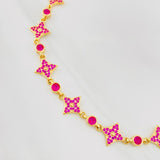 Bracelet Halo Flower 7.25g / 7 in / 4.03mm Yellow Gold 18K