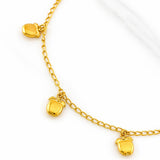 Classic Link Bracelet Apples 2.45g / 7 in / 1.51mm 18K Yellow Gold