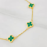 Classic Link Bracelet Clover 3.4g / 7 1/2 in / 0.83mm 18K Yellow Gold