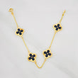 Classic Link Bracelet Clover 4.05g / 7 1/2 in / 1.19mm Yellow Gold 18K