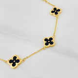 Classic Link Bracelet Clover 4.05g / 7 1/2 in / 1.19mm Yellow Gold 18K