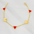 Classic Link Bracelet Clover 2.7g / 7 in / 1.43mm Yellow Gold 18K