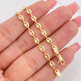 Bracelet GC Diamond Cut 3.2g / 8 in / 3.97mm Yellow Gold 18K
