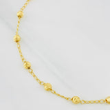 Pulso Denario Virgen Milagrosa 2.75g / 7 3/4 in / 3.83mm Oro Amarillo 18K