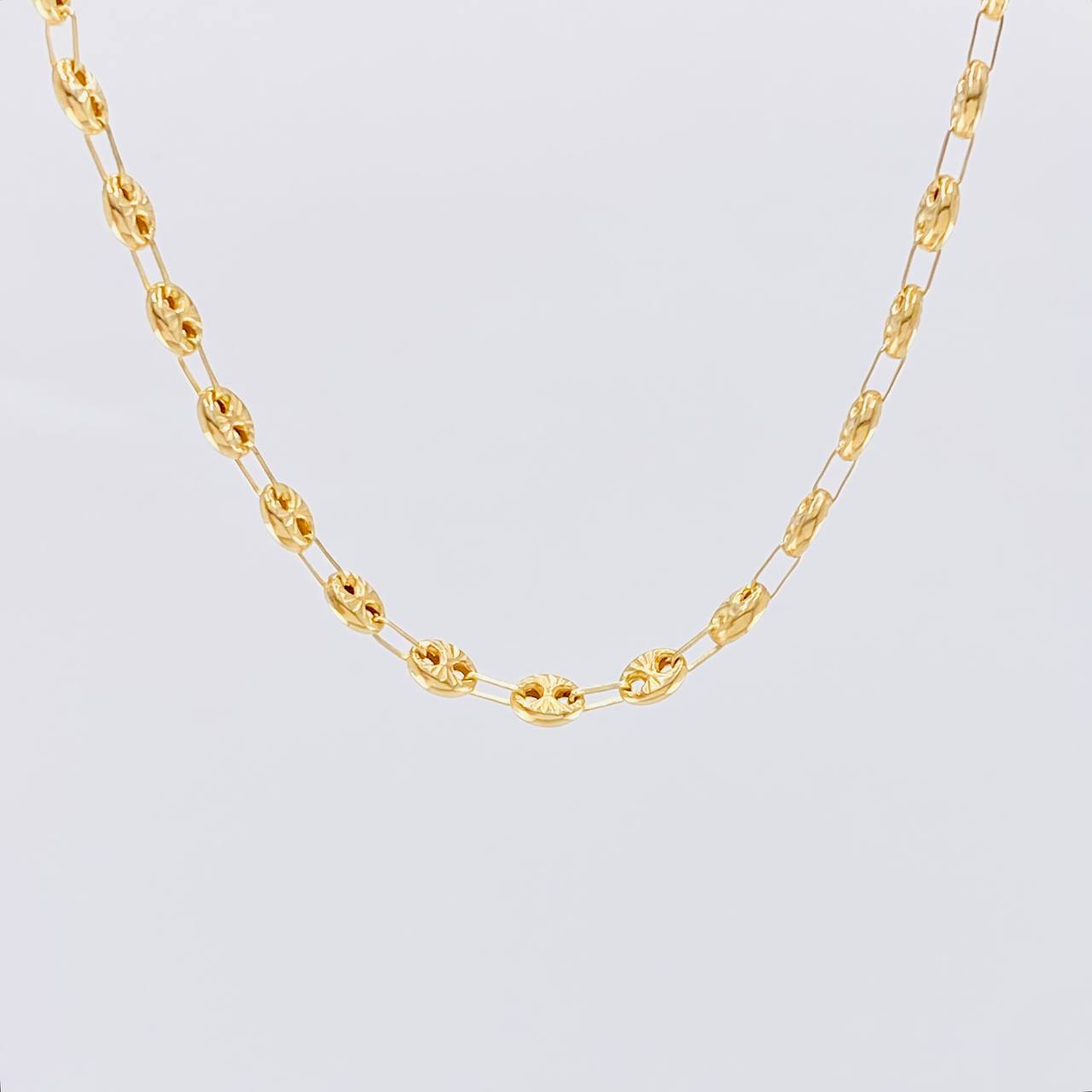 Cadena GC Diamantada 5.95g / 18 in / 4.1mm Oro Amarillo 18K