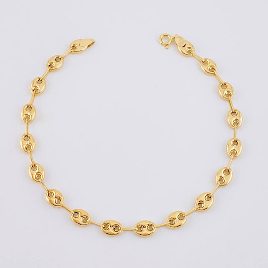 Tobillera GC 5.6g / 10 in / 6.7mm Oro Amarillo 18K