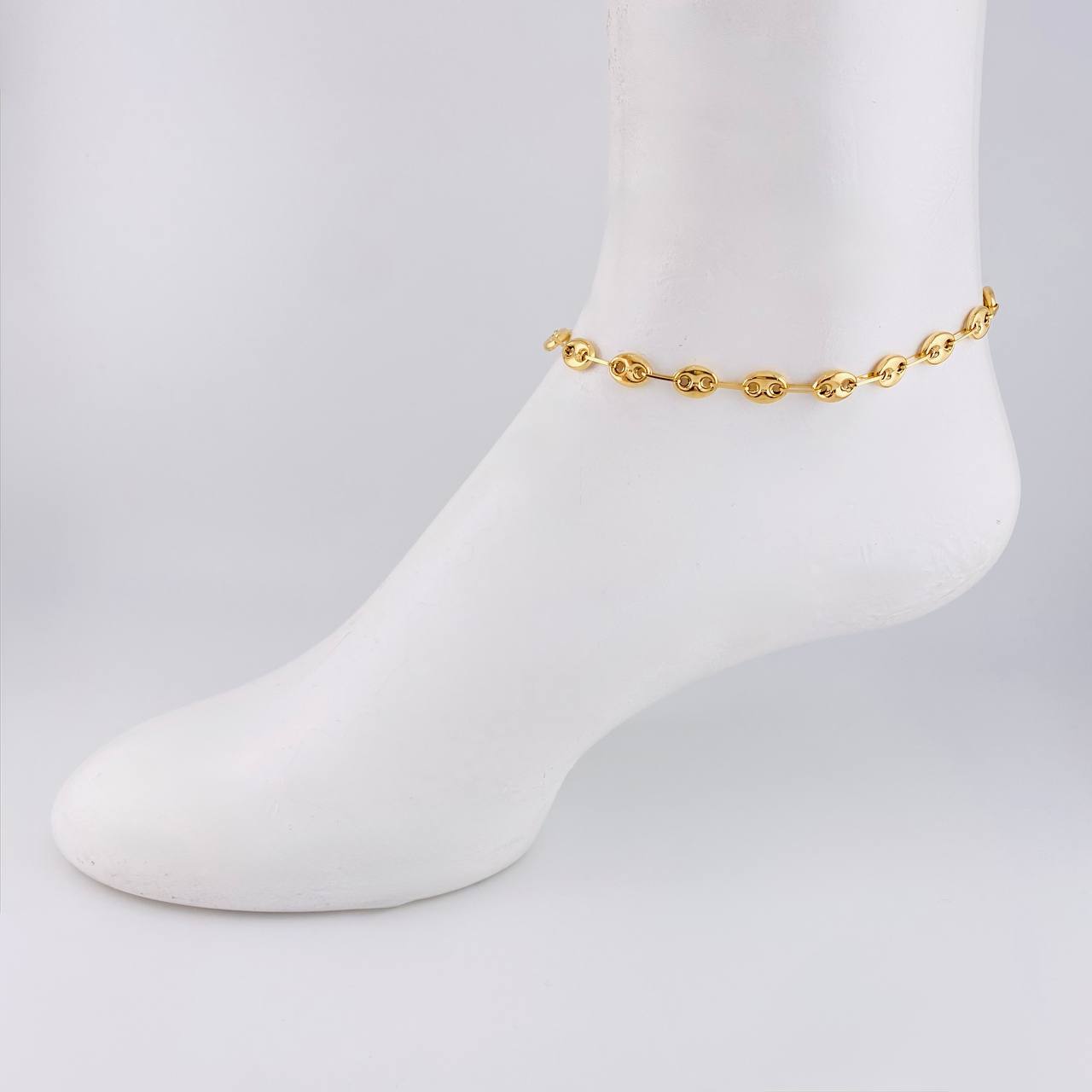 Tobillera GC 5.6g / 10 in / 6.7mm Oro Amarillo 18K