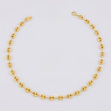 Tobillera GC Diamantada 2.95g / 9 1/4 in / 4.1mm Oro Amarillo 18K