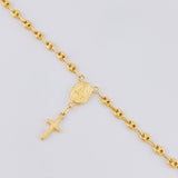 Pulso GC Denario Virgen Milagrosa 2.45g / 7 1/2 in / 3.3mm Oro Amarillo 18K