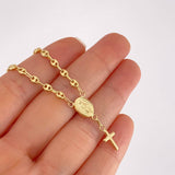 Pulso GC Denario Virgen Milagrosa 2.35g / 7 in / 3.3mm Oro Amarillo 18K