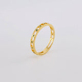 Anillo Churumbela 1.85g / T8 1/4 Oro Amarillo 18K