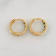 Candongas Carril 1.6g / 1/2 in Oro Amarillo 18K