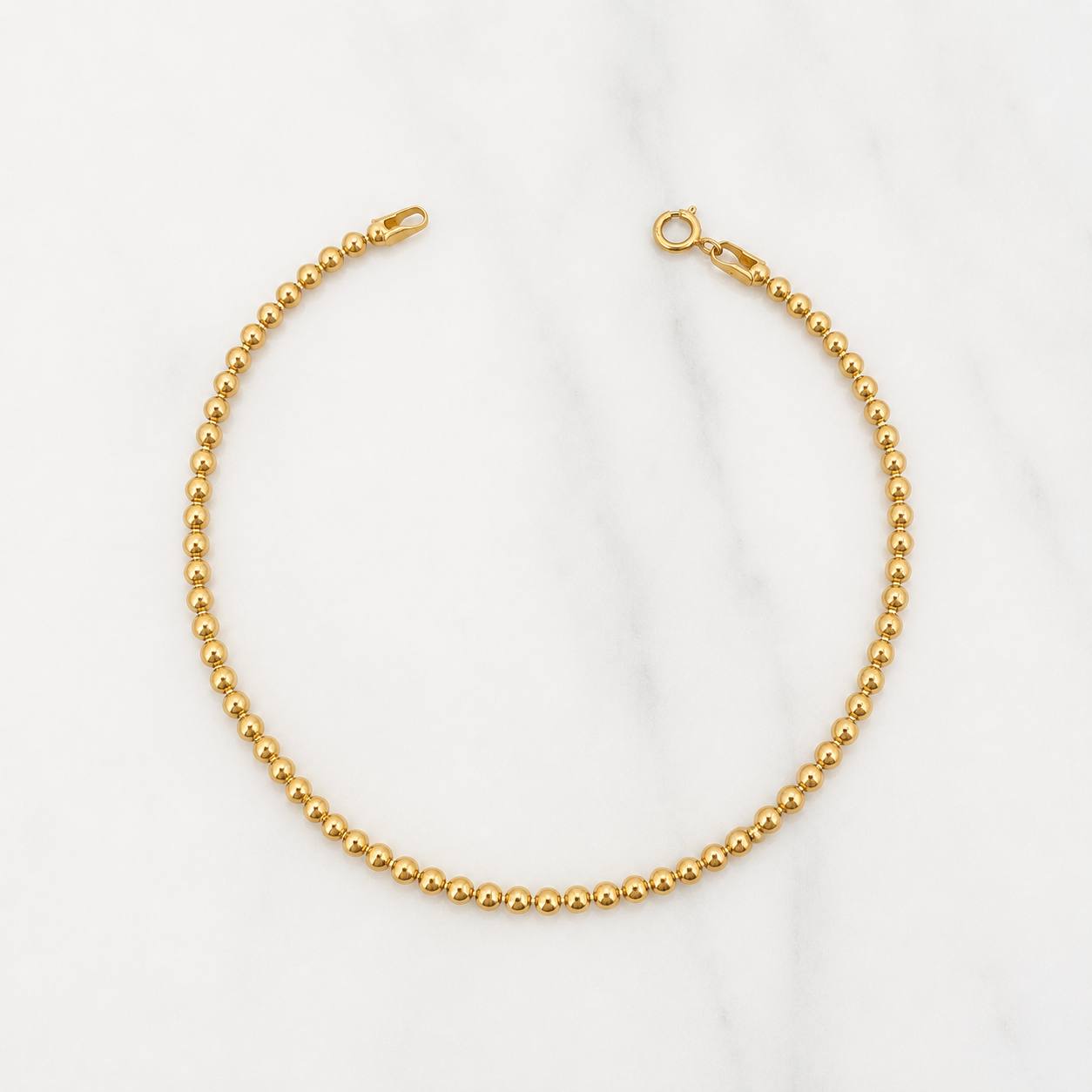 Bracelet Military 4.5g / 7 3/4 in / 2.14mm Yellow Gold 18K